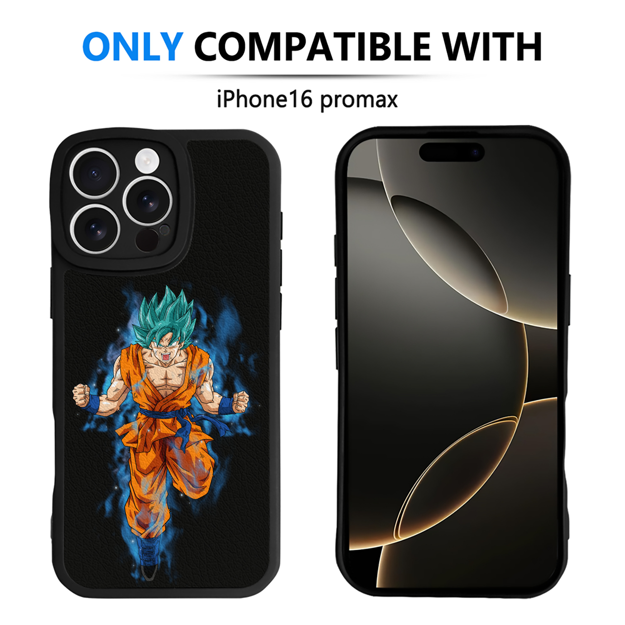 （画像用） ドラゴンボール 孫 悟飯（そんごはん）DRAGON BALL Son Gohan 【iPhone 16シリーズ対応】シリコンスマホケース（レザー調） 材質：シリコン